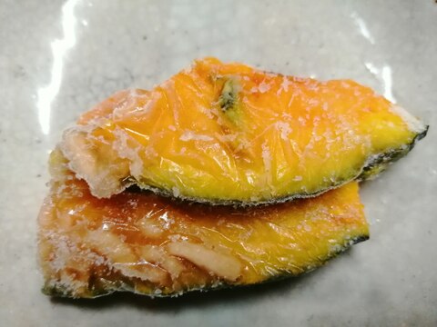 夏の弁当用かぼちゃの煮物